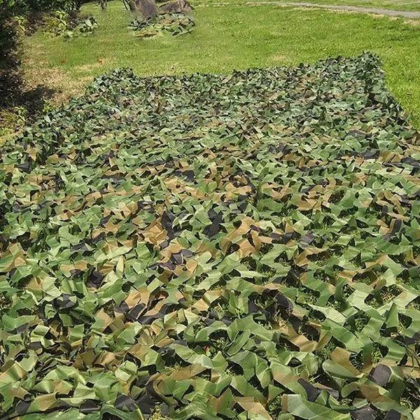 Камуфляжная сетка для улицы, защита от солнца для кемпинга, стрельбы, охоты, украшение из шкуры, зеленый/белый/синий/хаки