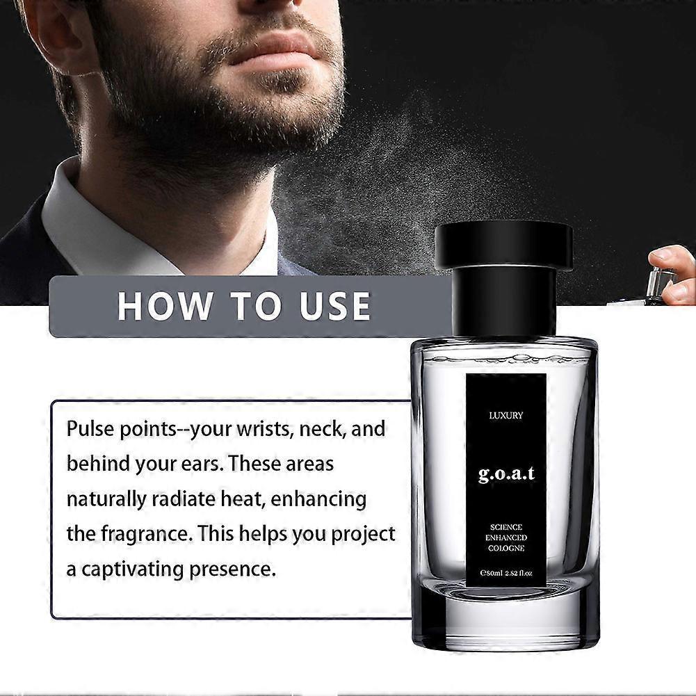 Luxury Perfume for Men - Ocean Aroma & Woody Amber Eau De Parfum, Long Lasting Luxury Cologne Fresh Long-Lasting Perfumes for Men less