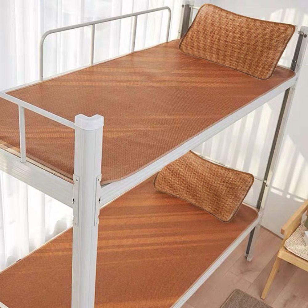 1 Pair Rattan Cooler Pillowcase Breathable Pillow Protecter Summer Cool Pillow Cover  Dormitories