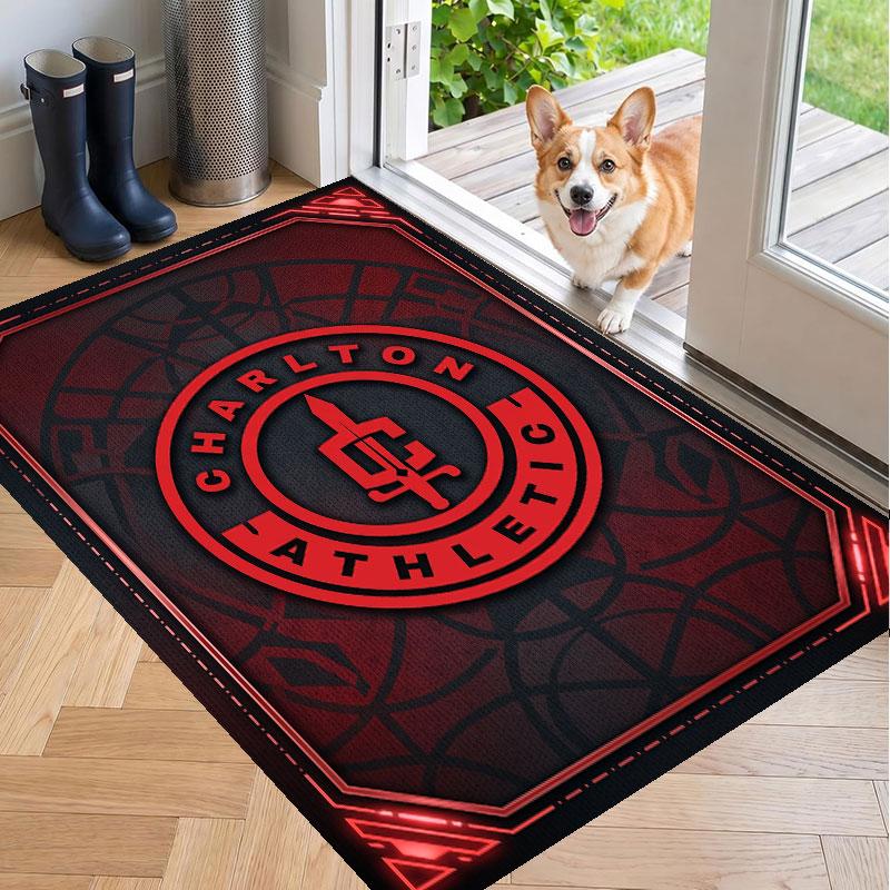 Soft Floor Carpet Charlton Athletic FC Pattern Area Rug Decorative Mat For Home Room Decoration