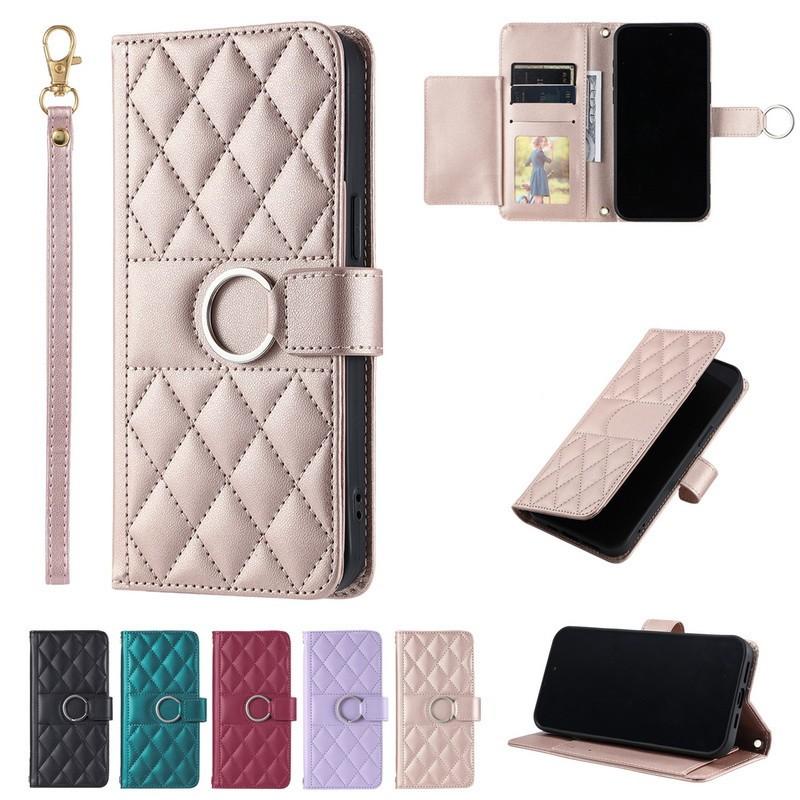 Чехол для Sony Xperia 1 5 10 IV V 2023 VI 2024, роскошный флип-чехол-кошелек из искусственной кожи, отделения для карт, подставка, чехол со шнурком