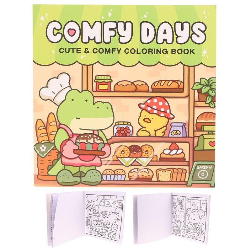 1 штука Подарок для релаксации Уютные друзья Раскраска для взрослых и подростков с очаровательными существами в уютных хюгге-моментах