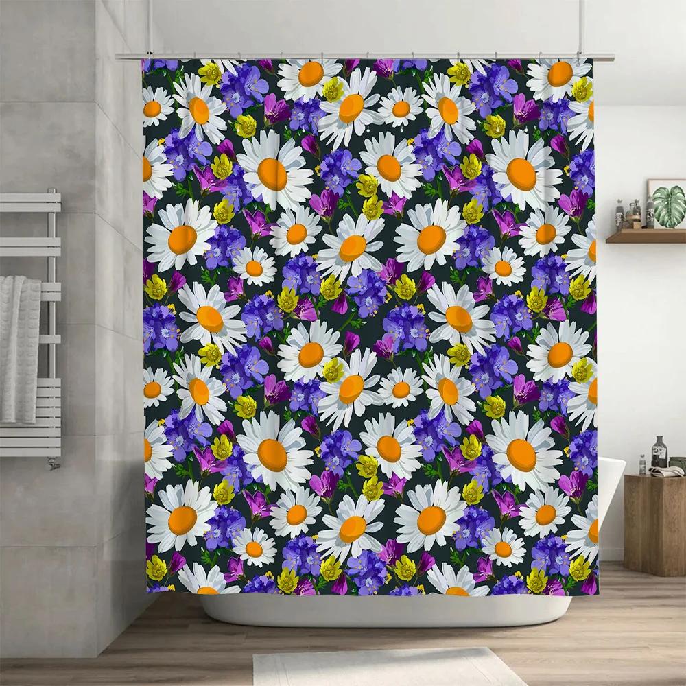 Black White Leopard Pattern Pink Bow Shower Curtain for Bathroom Decoration Home Textiles from .com: Find great deals