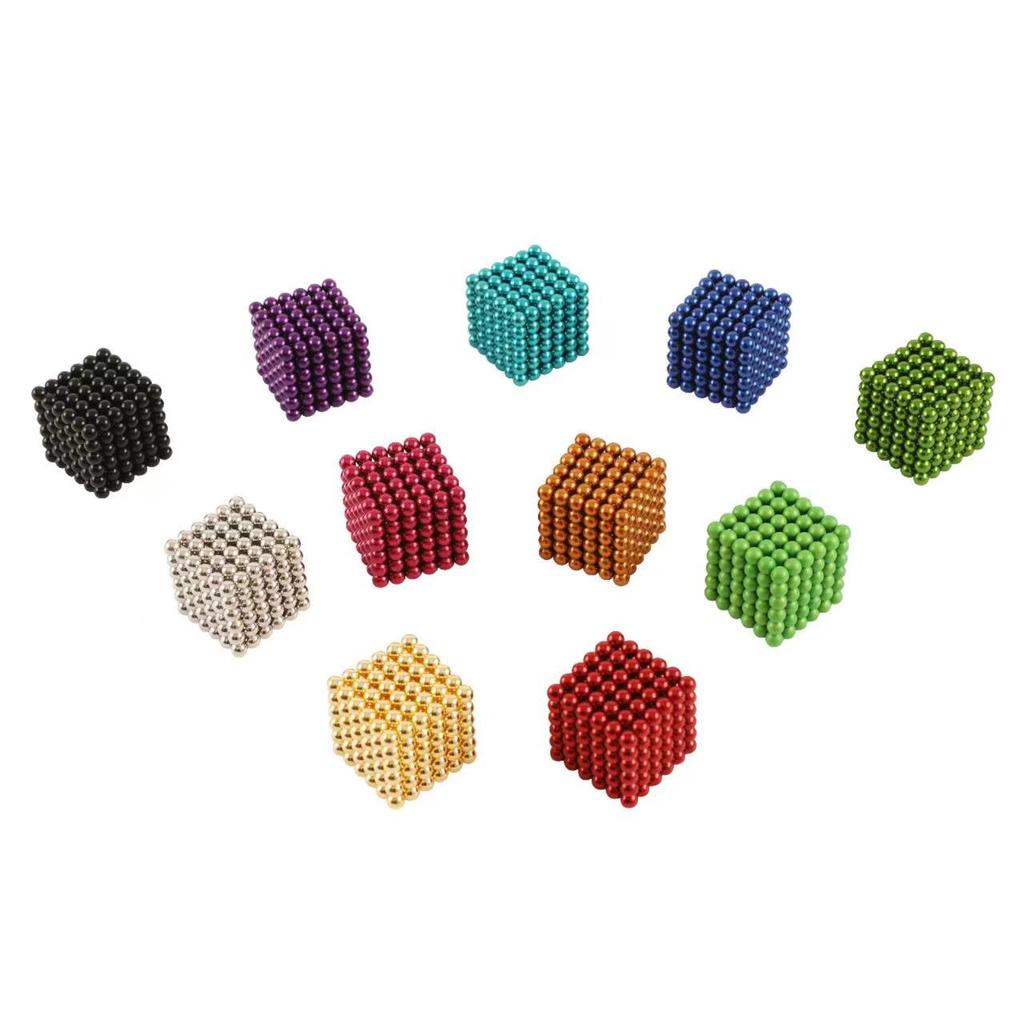3MM 216PCS DIY Magnetic Balls Magic Magnet Cube Buckyballs Children Kids Playing Brain Storming Games Puzzle Building Tabletop Toys