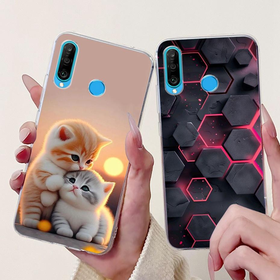 Милый Мультяшный Чехол Для Huawei P30 Lite P30 Pro Мягкий Силиконовый ТПУ Задняя Крышка Для Huawei P30lite P 30 P30Pro Чехлы Для Телефона