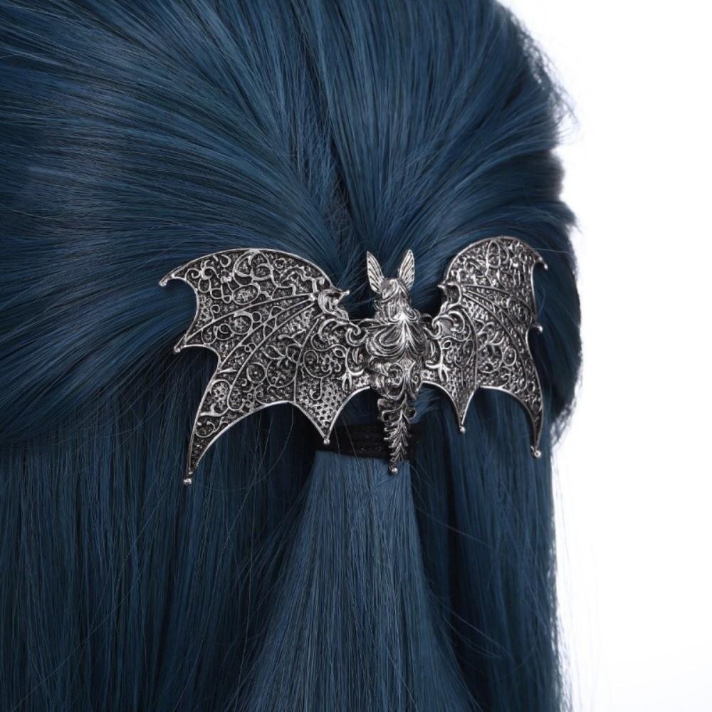 Hollow Pattern Halloween Hair Clip Gothic Style Hair Accessories Trendy Hairpin Birthday Gift