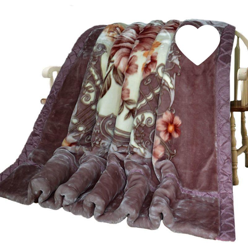 G5Z Двухслойное Утолщенное Рашель Одеяло - Уютное Осенне-Зимнее Покрывало для Пар или Свадебное Покрывало