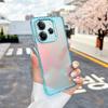 KEYSION Модный лазерный градиентный цветной чехол для телефона Redmi Note 14 4G 5G, противоударная задняя крышка из ТПУ+ПК для Redmi Note 14
