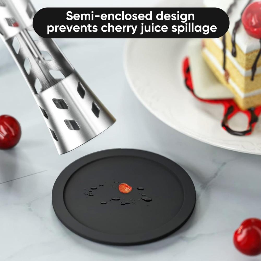 Инструмент для удаления косточек из вишни из нержавеющей стали, прочный, марки 304, удаление косточек прессованием без усилий для свежей вишни