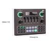 Sound Mixer Board for Live Streaming Voice Changer Sound Card with Multiple Sound Effects Audio
