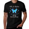 Life Is Better With Butterflies Butterfly Dreams Tshirt Casual Holiday Short Sleeve Tee