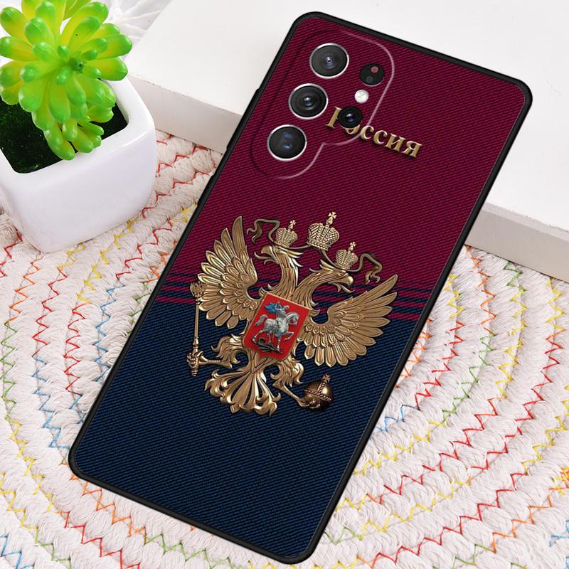 Герб Флаг СССР Чехол для телефона на бампер Samsung Galaxy note 10 pro S26 Ultra S23 S24 FE S25 S21 S22 PLUS