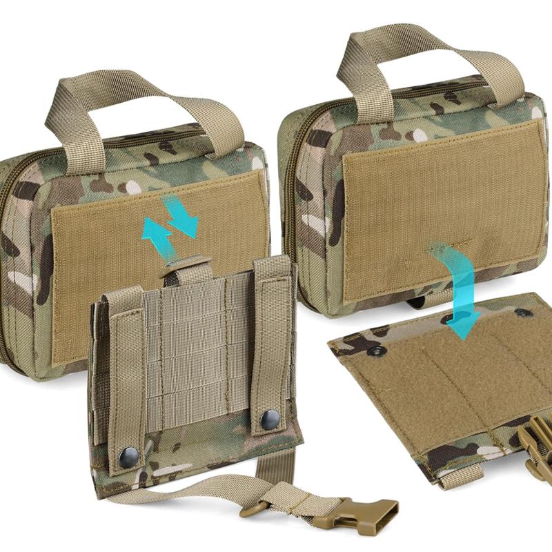 Тактическая аптечка первой помощи, Модернизированный отрывной аварийный комплект IFAK, Аварийный набор для выживания для путешествий, пеших походов на открытом воздухе, кемпинга и т. д.