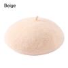 Warm Artist Beret Wool Thickened Flat Cap French Women's Painter Hat  Female Girls