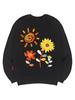 Толстовка Ellamo The Sun Унисекс Большой Размер S~4XL (Тип Б)