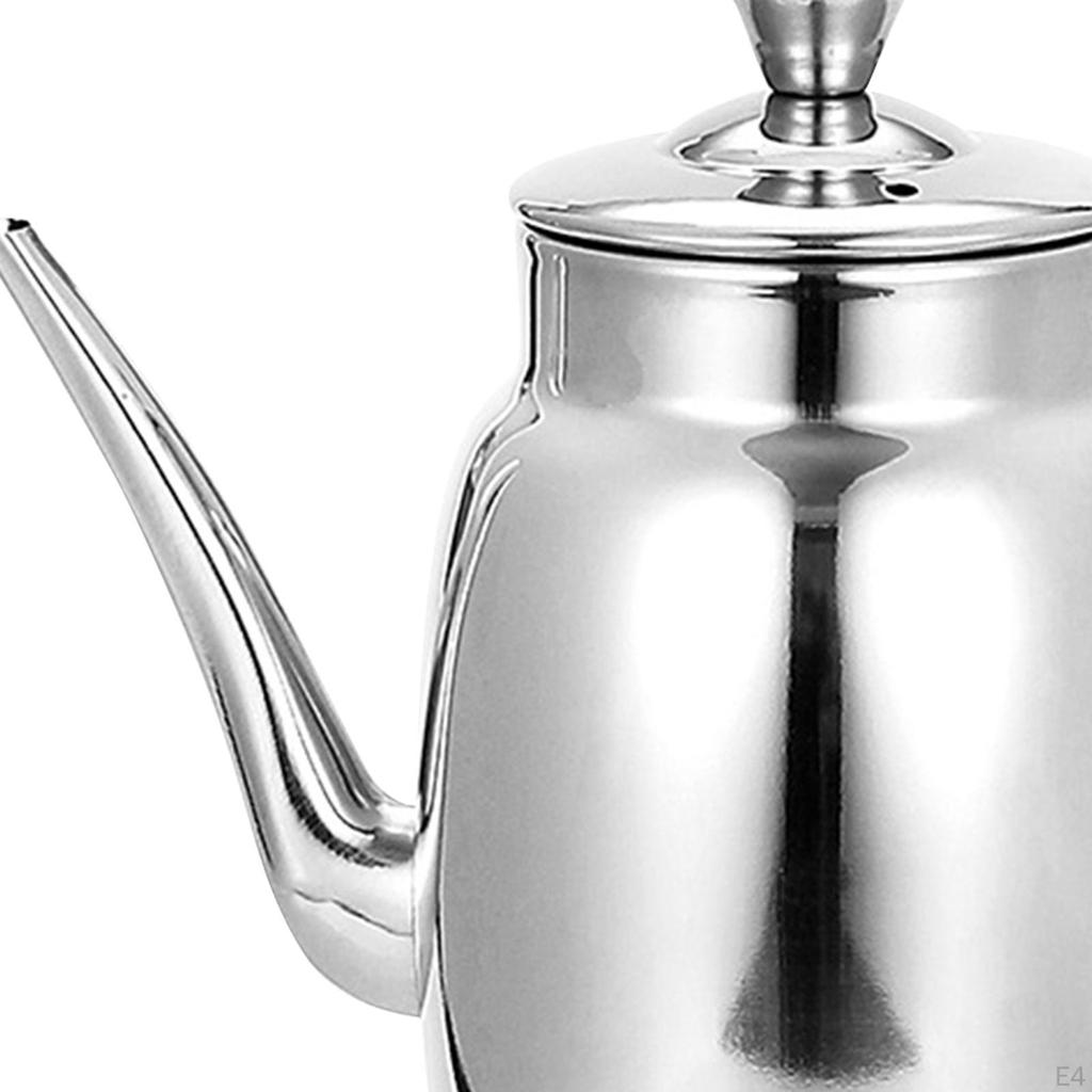 Кухонная кастрюля для масла из нержавеющей стали для плавного наливания