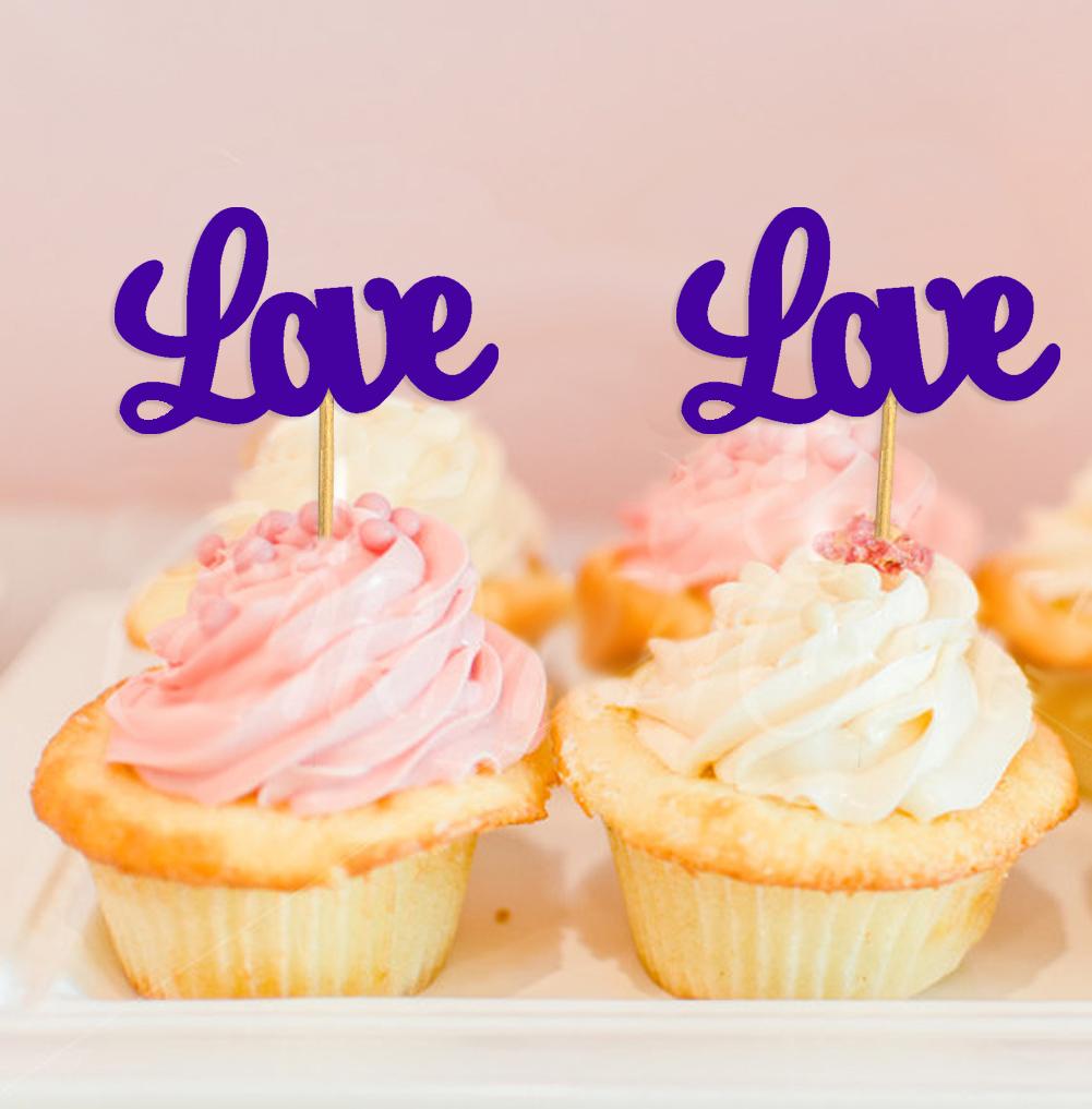 Дарлинг Сувенир| Ботворезы для кексов Love| Десертные украшения для свадебной вечеринки - упаковка