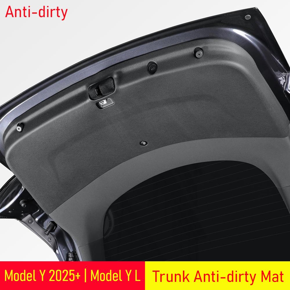 for 2025 2026 Tesla Model Y Juniper Model Y L YL Trunk Mat Cargo Liner All Weather Rear Trunk Tailgate Mats Pad Trim Accessories