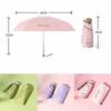 Супер Мини Карманный Компактный 5-Складной Зонт Солнцезащитный Защита от УФ Лучей Легкий 6 Спиц Складной Дождевик Ветрозащитный Для Путешествий