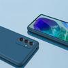 Case for Samsung Galaxy M55 5G, Silicone Lite, Dark Blue