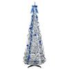 Artificial Christmas Tree with 150 LEDs White 180 cm PVC