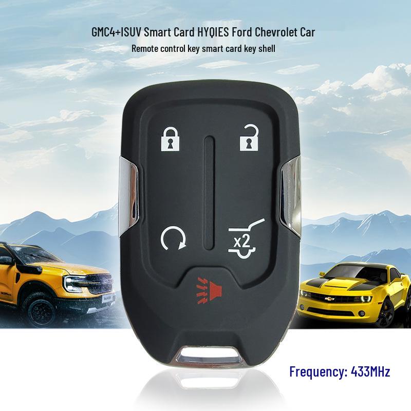 Совместимо с умным дистанционным ключом Chevrolet 3/4/5/6 кнопок 315/433 МГц HYQ1AA/EA