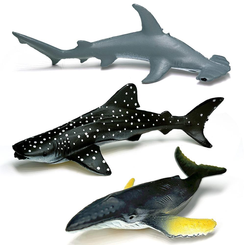12pcs/set pvc Simulated Sea Life Toy Model Realistic Marine Animals Whale Shark Dolphin Turtle Birthday Gifts for Kids