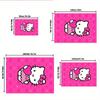 1 шт. Sanrio Hello Kitty Ковер для офиса с принтом русалки Прямоугольный коврик под стол, Идеальный декор для гостиной, спальни, кухни, Нескользящий пол