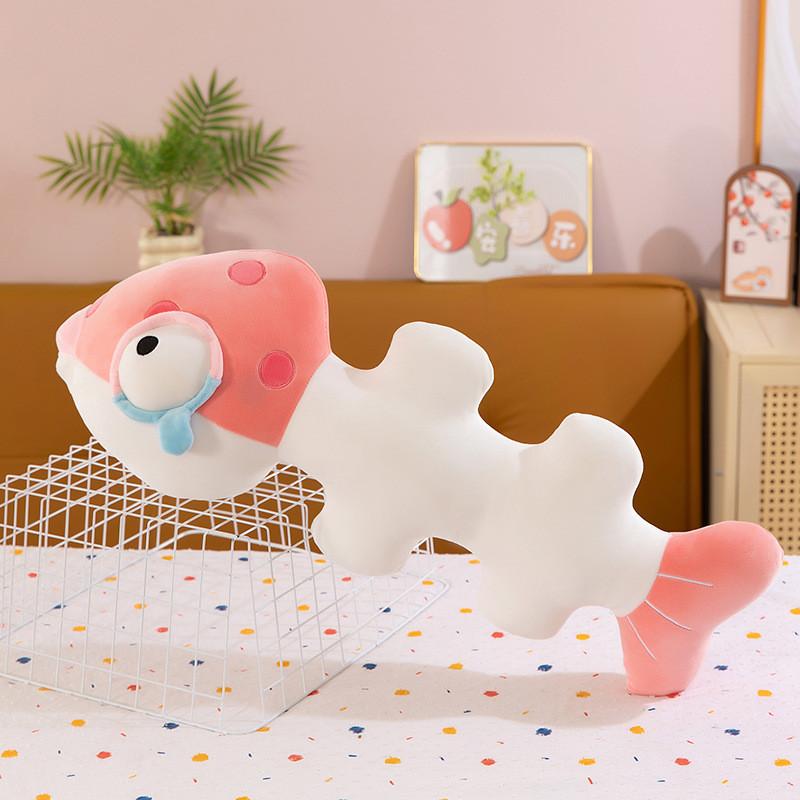 Плюшевая подушка с дизайном кости рыбы с ПП-хлопком для дома, гостиной и в подарок