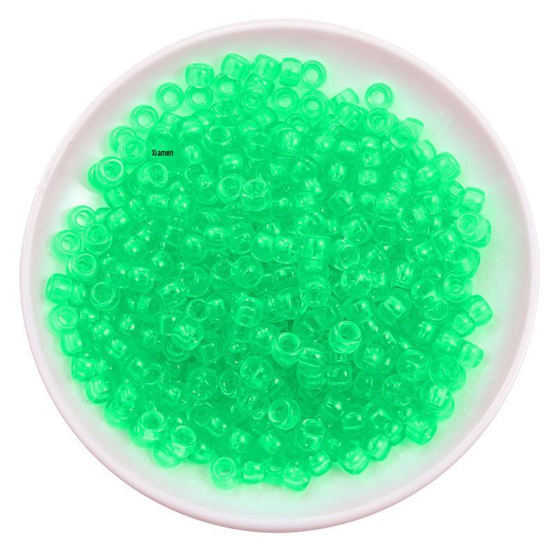 Акриловые бочкообразные бусины с большим отверстием 9x6 мм для изготовления браслетов своими руками