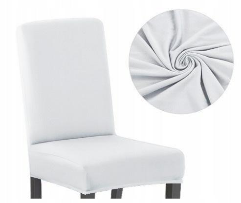 White Smooth Chair Cover Universal