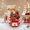 Yousheng 3D Pop-Up Christmas Cards with Envelope Folded Holiday Greeting Cards Cute Santa Claus Gift Card for Friends Children Family