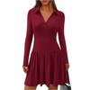 Women's Fashionable Casual Long-sleeved Dress