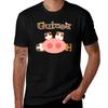 Cute Guinea Pig with Flower Crown TShirt Summer Fashion Casual Tee Shirt