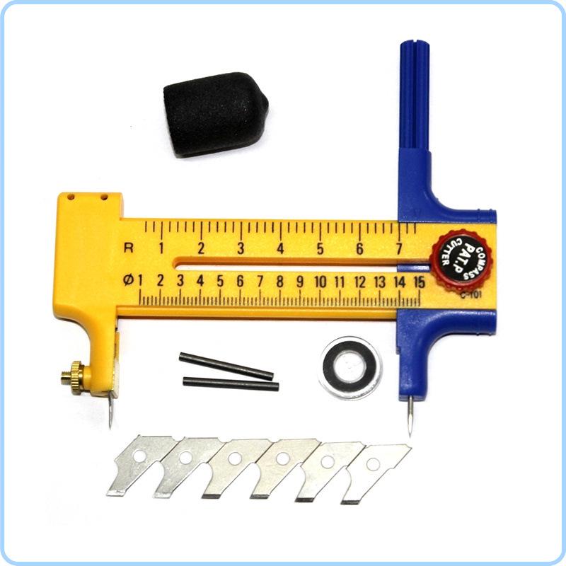 Циркульный нож для вырезания кругов: Универсальный инструмент для вырезания моделей из бумаги и рисования окружностей