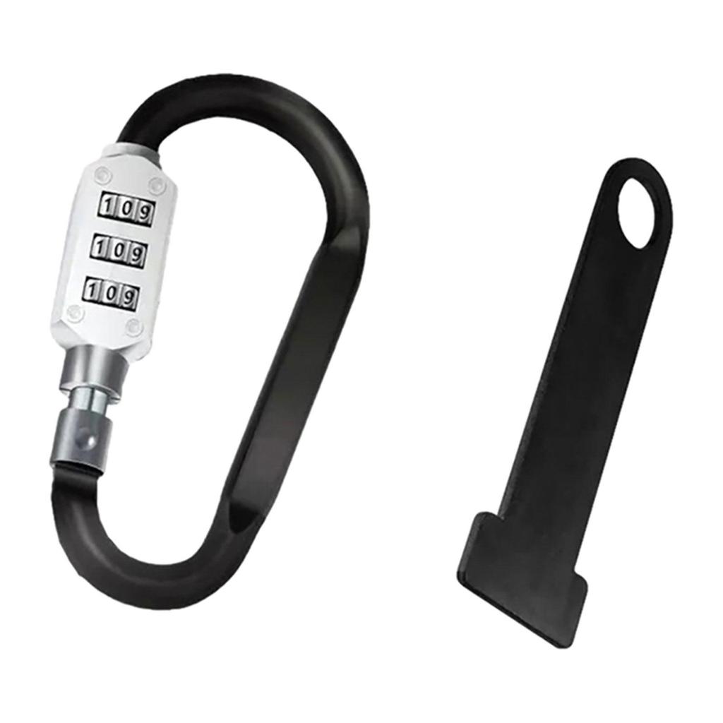 Generic Motorcycle Helmet Lock Motorcycle Parts Easy Installation Anti Lose