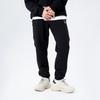 MLB New York Yankees Knitted Sweatpants Unisex Black Moderate Cuffed Pants 3APT00216-50BKS
