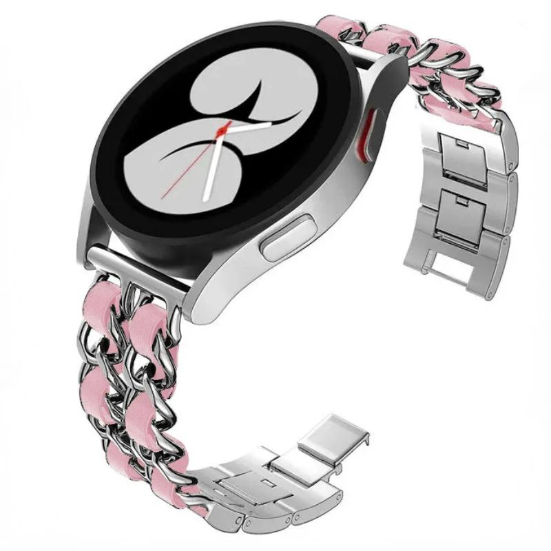 Металлический ремешок 20 мм 22 мм для Samsung Watch 7 6 5 4 3 Amazfit GTR/GTS Браслет Наручный ремешок для Huawei Watch 4/GT4-3-2 Xiaomi S4/3 Ремешок