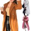 Long Coat Warm-keeping Wear Resistant Plush Women Cardigan Coat Winter Outerwear