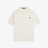 Fred Perry [Sharp] Хлопковая вязаная рубашка с коротким рукавом - Кремовый Afpm2619725-170