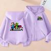 Children's Hoodies with Zippers,jackets,cartoon and Anime,sportswear for Boys and Girls Aged 3 to 12, Sports Jackets and Hoodies
