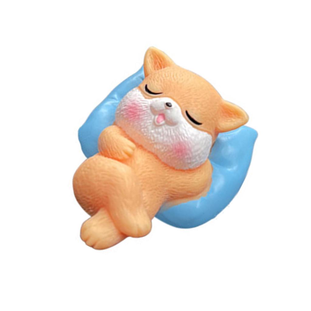 Забавная фигурка животного для сна, мультяшная панда, собака, свинья, кролик, подушка, миниатюрное украшение для декора дома, офиса, рабочего стола или автомобиля