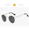 Круглые солнцезащитные очки в стиле ретро для женщин и мужчин, брендовый дизайн, прозрачные женские солнцезащитные очки