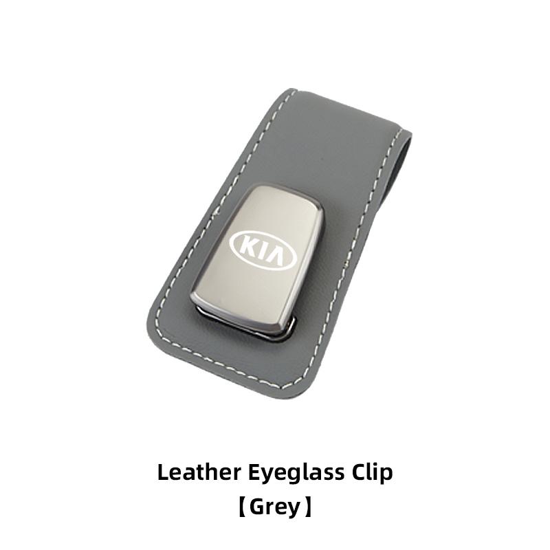 Car Sun Visor Glasses Clip Holder Leather Glasses Frame for Kia Sportage Ceed Picanto Rio ProCeed Niro 5 3 4 K7 K5 K8 K3 Ray K9 WB9