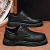 Мужские повседневные модельные туфли в британском стиле, официальная кожаная деловая обувь, мужской новый стиль
