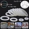 5/25pcs OD10-48mm Cross Section 3mm White Silicon Rubber O-Rings Seals Washer Food Grade