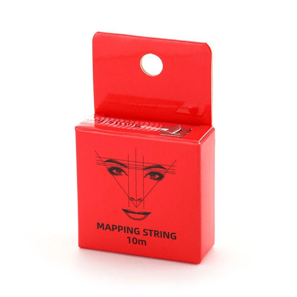 10 м маркер для бровей, нить с предварительно нанесенными чернилами, инструмент для рисования бровей, нить для татуировки бровей, бровей