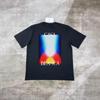 230g Cotton Short Sleeve T Shirt Men Women Casual Streetwear Loose Fit Round Neck