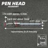 Japanese Fine Point 0.3mm Needle Tip Manga Pen with Refillable Tube