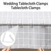 8/12 шт. Прозрачные зажимы для скатерти Мини-размер Держатели для скатерти Широко используемые настольные зажимы для прозрачной крышки
